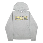 NIKE Mens Grey Norcal Graphic Pullover Hoodie M Cotton Blend Casual Sweatshirt