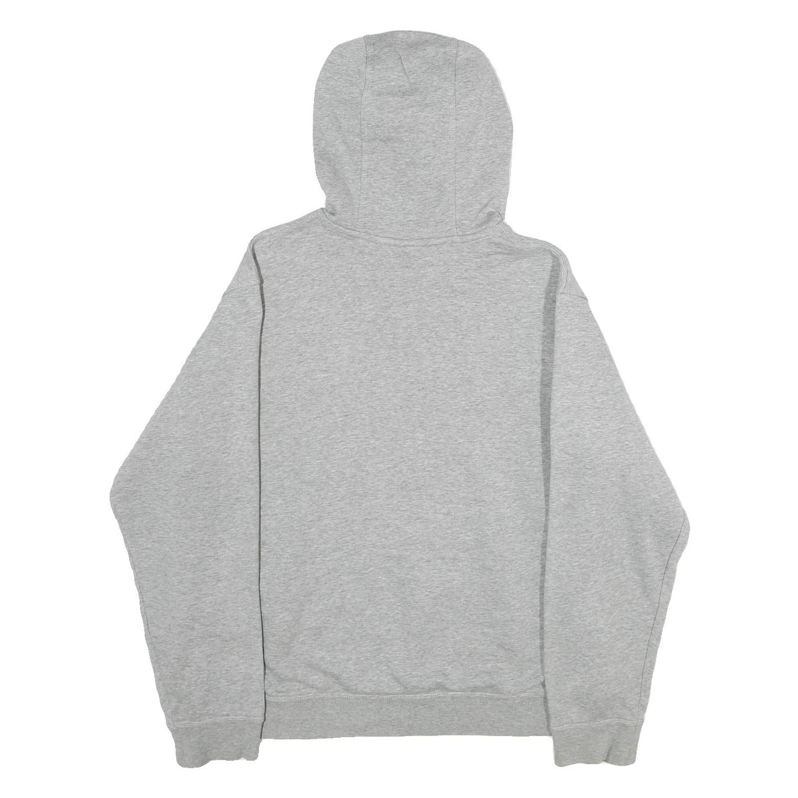 NIKE Mens Grey Norcal Graphic Pullover Hoodie M Cotton Blend Casual Sweatshirt