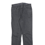 LEVI'S Womens Slim Black Denim Jeans Zip W27 L32 Classic Fit Stretch