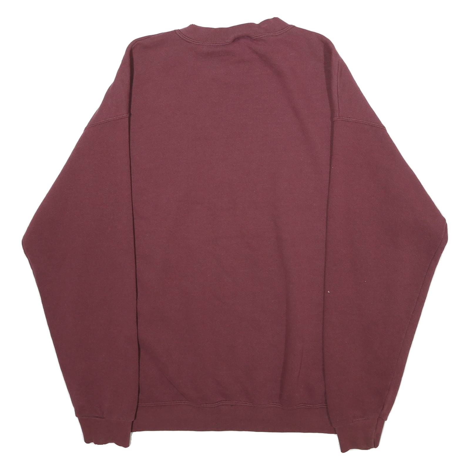 LEE Mens Maroon SMC Nursing Crew Neck L Cotton Blend Sweatshirt Heavyweight
