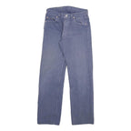 LEVI'S 501 Mens Jeans Blue Regular Straight Denim W28 L28 Classic Button Fly