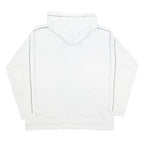 CHAMPION Mens White Hoodie Full Zip M Cotton Blend Casual Sportswear