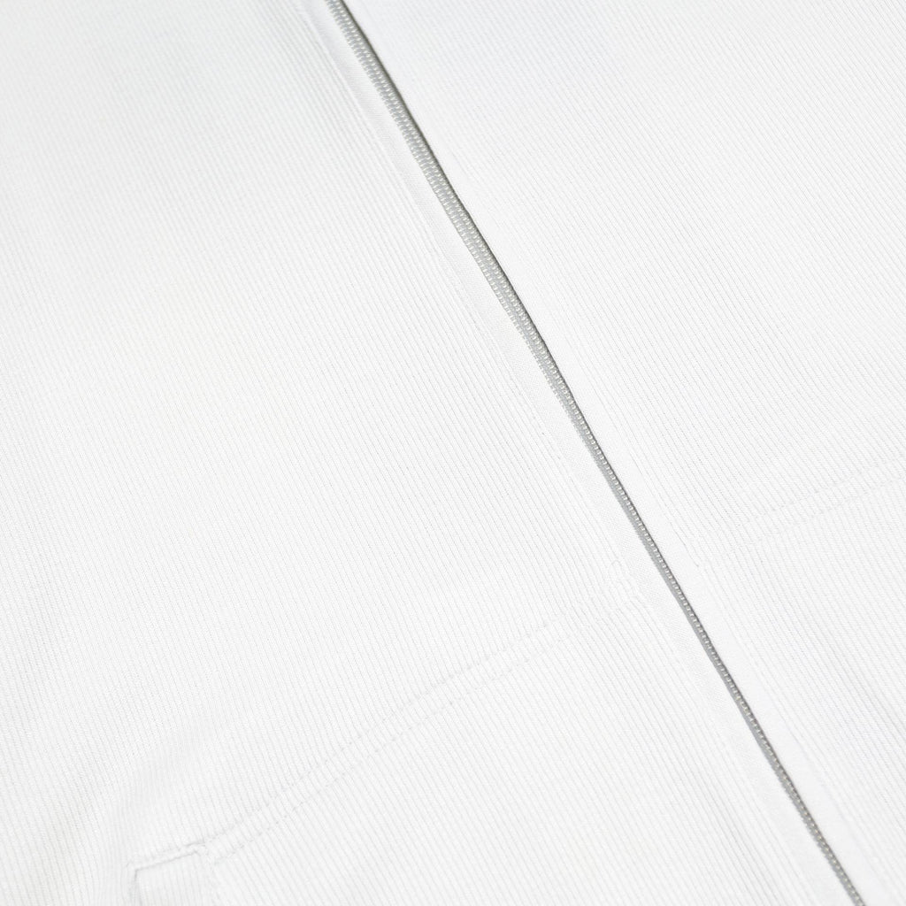 CHAMPION Mens White Hoodie Full Zip M Cotton Blend Casual Sportswear
