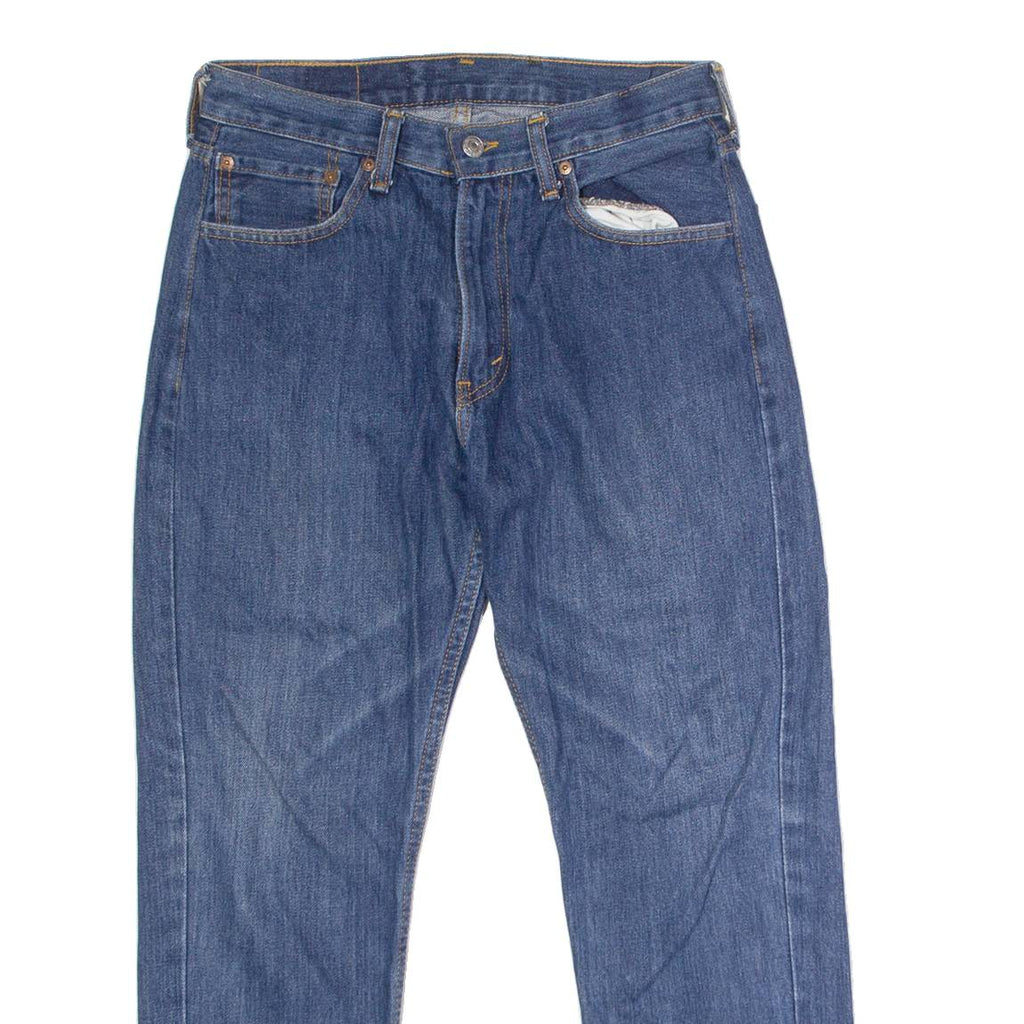 LEVI'S 505 Jeans Mens Blue Regular Straight W30 L25
