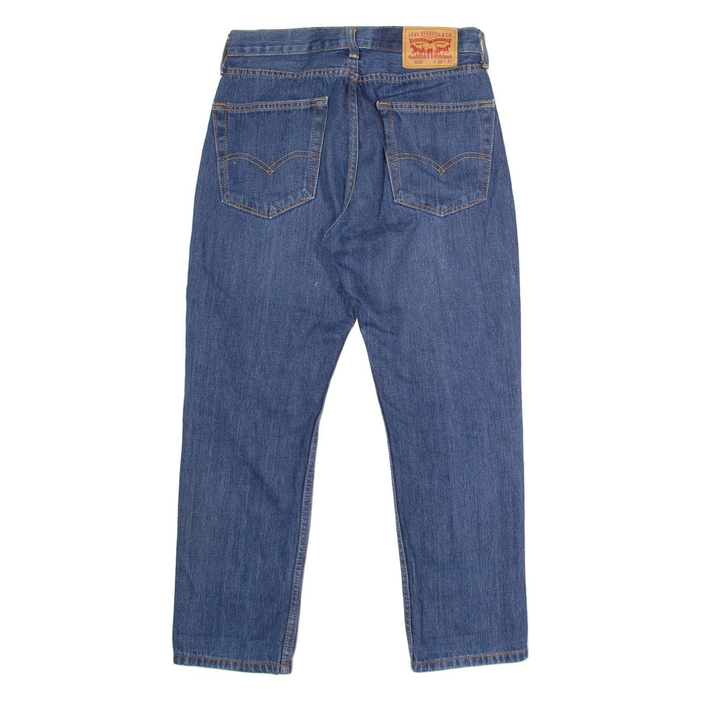 LEVI'S 505 Jeans Mens Blue Regular Straight W30 L25