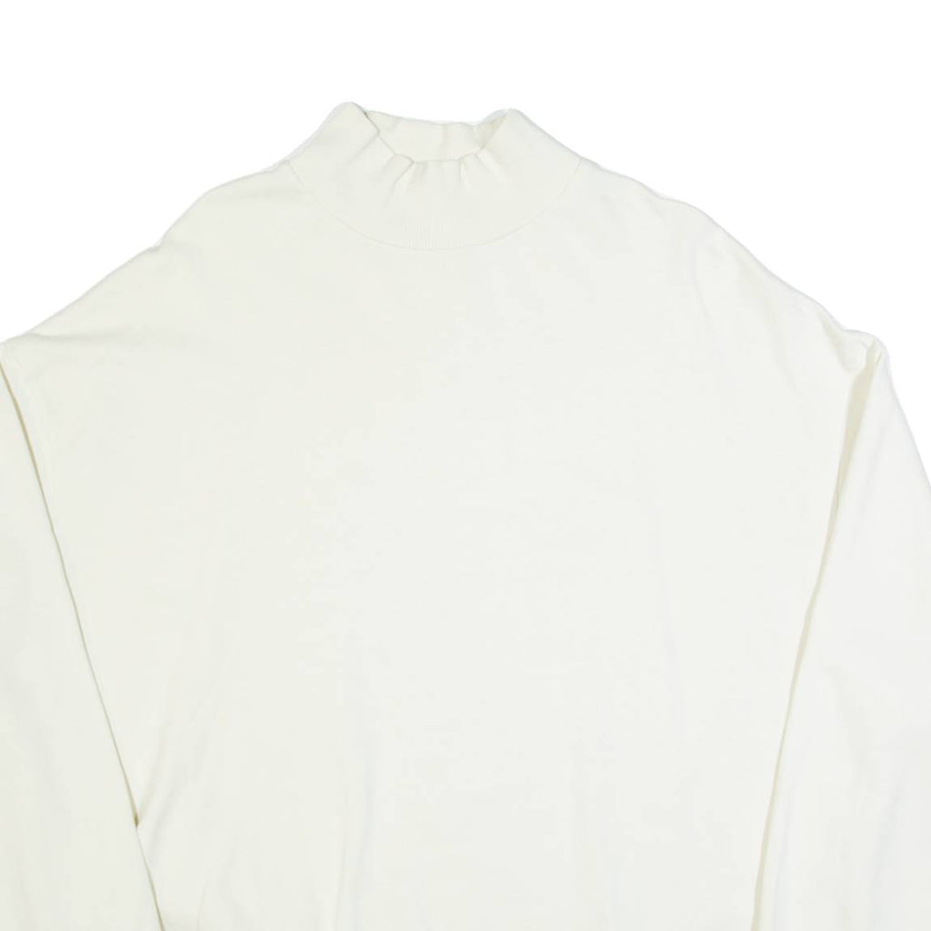 ASOS Womens Sweatshirt Cream High Neck XL