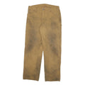 DICKIES Mens Cotton Blend Beige Workwear Regular Leg Trousers W34 L31 Durable