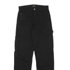 STAN RAY Womens Cotton Blend Black Slim Straight Trousers W28 L31 Zip Closure