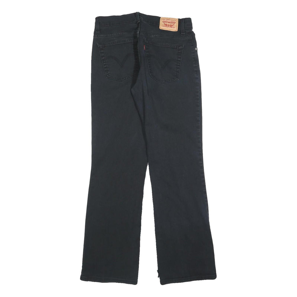 LEVI'S 550 Bootcut Womens Jeans Black Relaxed Cotton Blend W30 L32 Classic Style