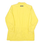 NAUTICA Womens Yellow Cotton Zip Jacket M Plain Casual Lightweight Outerwear