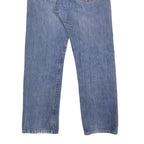 LEVI'S 501 Mens Jeans Blue Regular Straight Denim Medium W33 L30 Classic Button