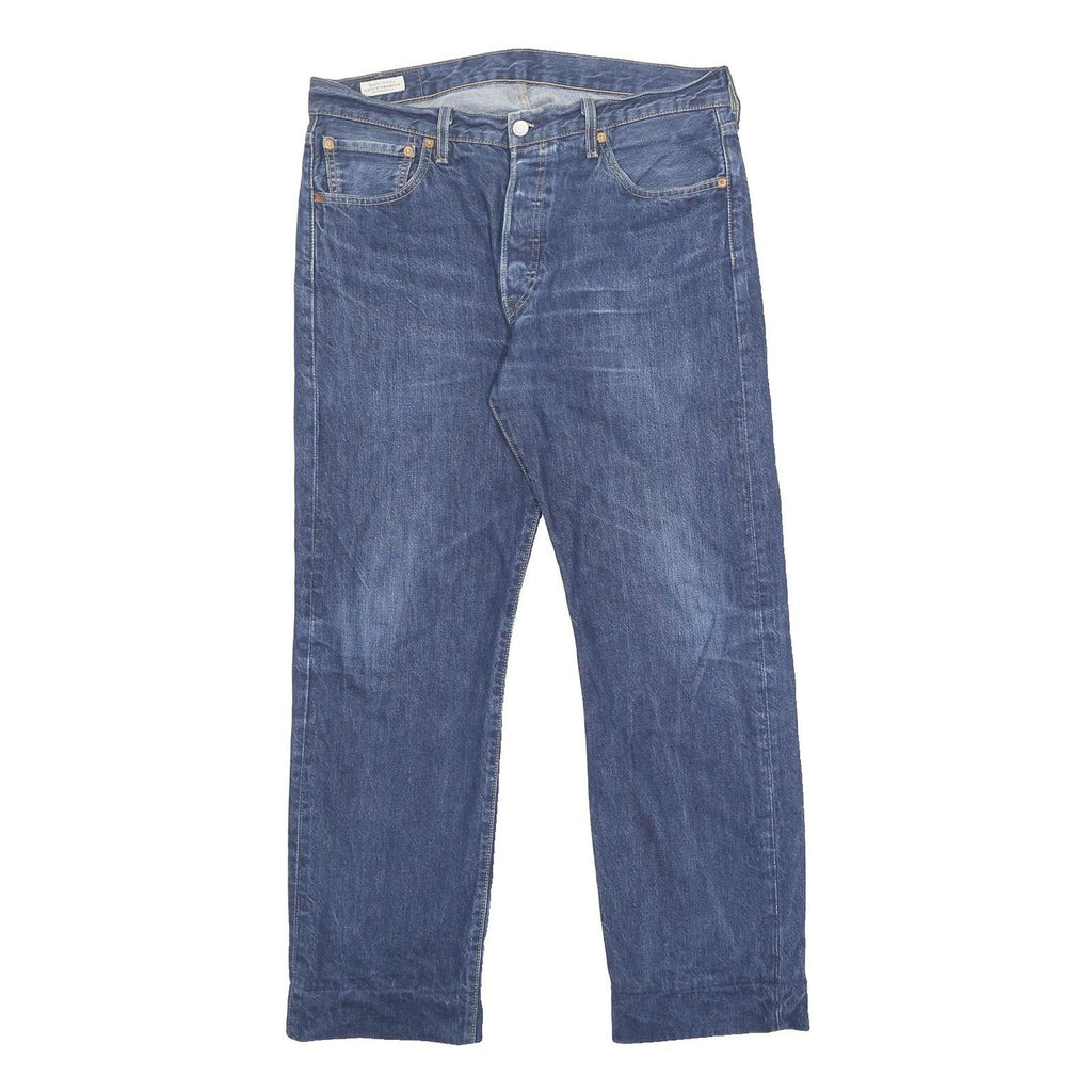 LEVI'S 501 BIG E Mens Jeans Blue Regular Straight Denim Medium W34 L29 Classic
