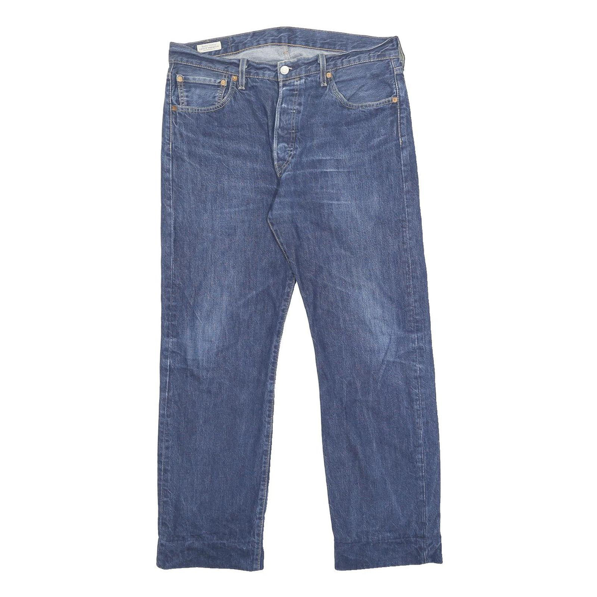 LEVI'S 501 BIG E Mens Jeans Blue Regular Straight Denim Medium W34 L29 Classic