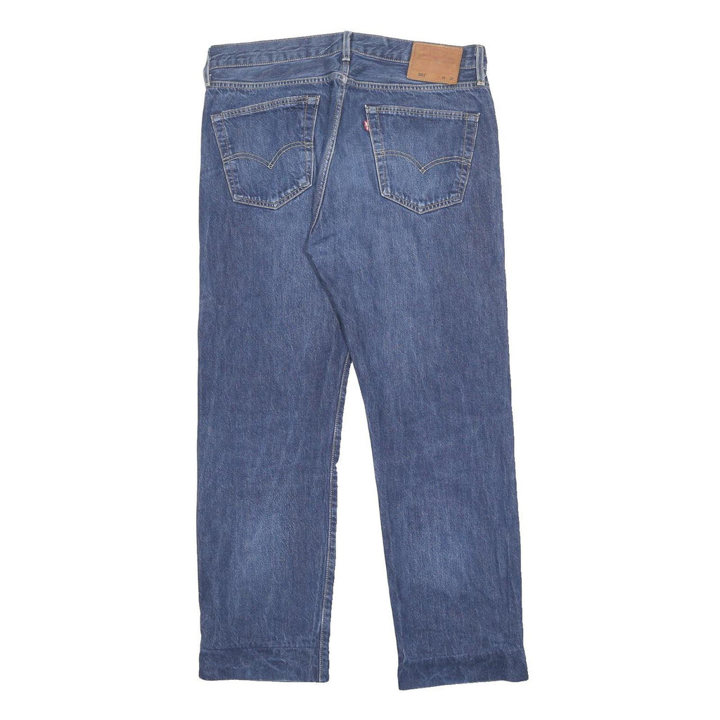 LEVI'S 501 BIG E Mens Jeans Blue Regular Straight Denim Medium W34 L29 Classic