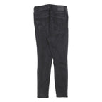 LEVI'S Womens Slim Black Denim Skinny Jeans W29 L26 Distressed Cotton Blend Zip