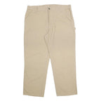 CARHARTT Mens Cotton Beige Relaxed Fit Straight Trousers W42 L30 Workwear