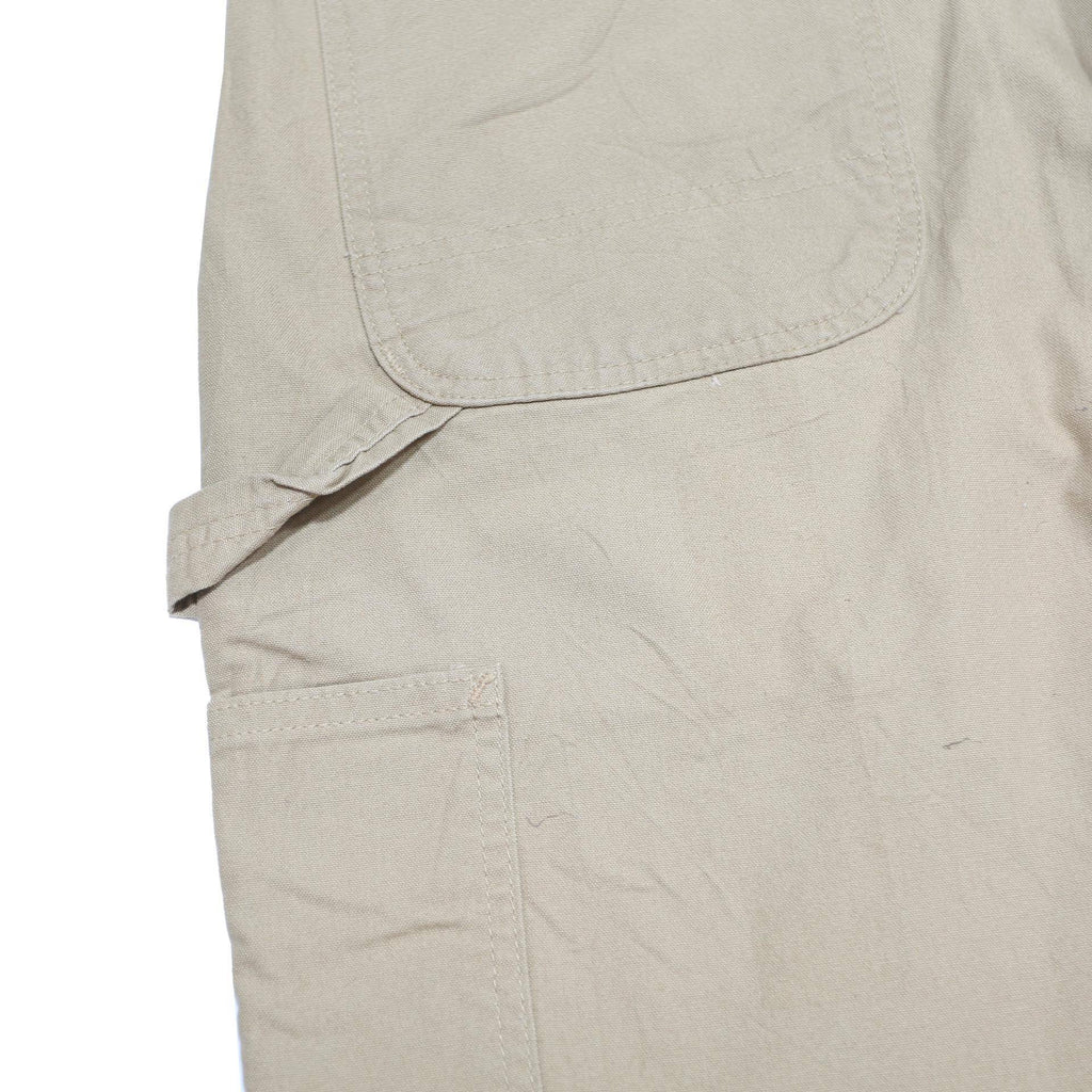 CARHARTT Mens Cotton Beige Relaxed Fit Straight Trousers W42 L30 Workwear