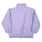 ALPIN Womens Purple Outdoor Jacket L Polyester Blend Plain Zip Lightweight