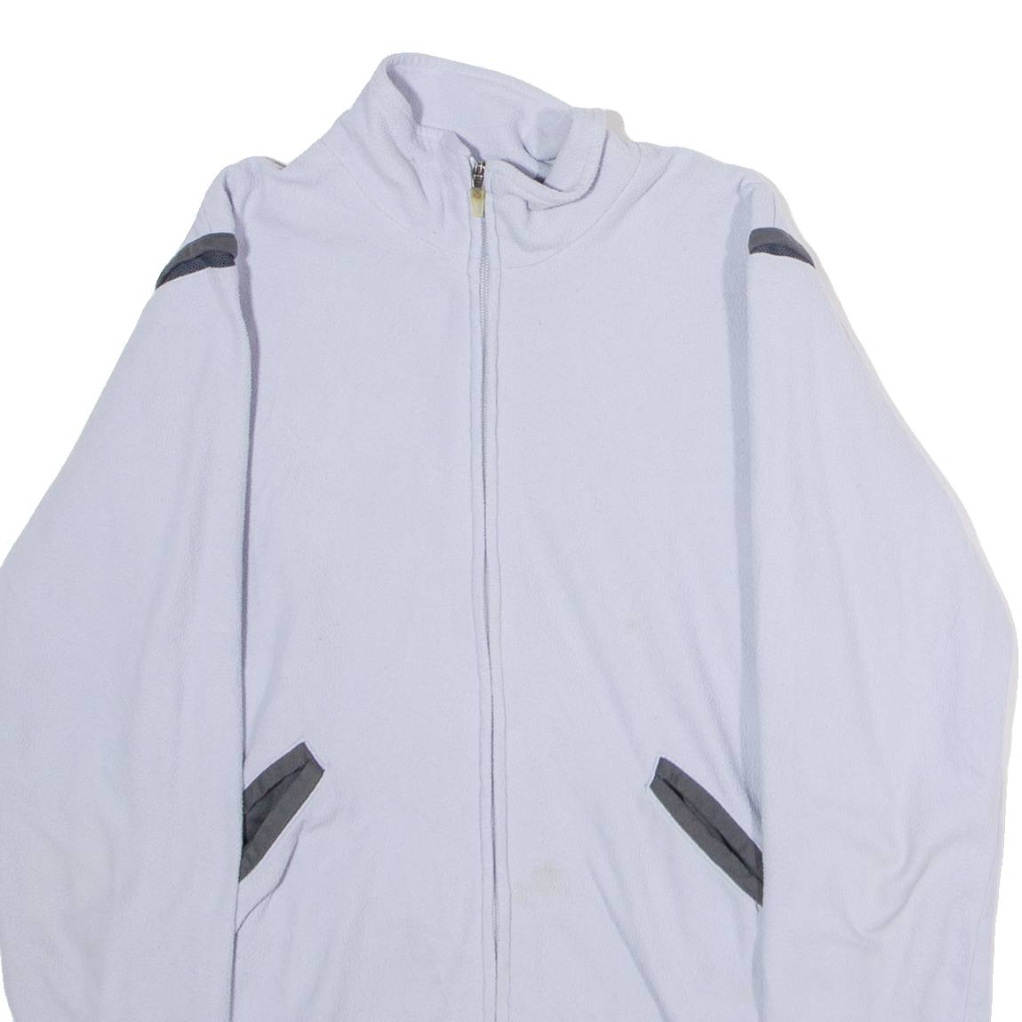 NIKE Womens Fleece Jacket Blue L