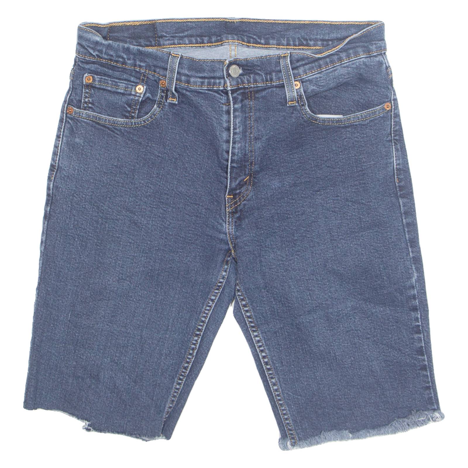 LEVI'S Cut Off 514 Mens Denim Shorts Blue M W32