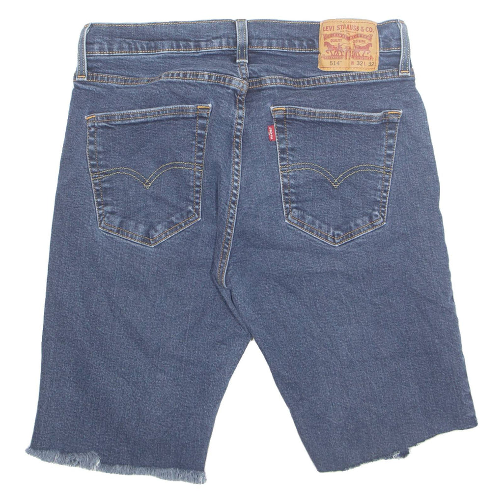 LEVI'S Cut Off 514 Mens Denim Shorts Blue M W32