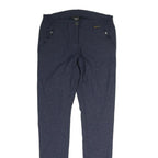 JACK WOLFSKIN Mens Cotton Blend Blue Regular Fit Tapered Trousers W30 L33