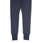 JACK WOLFSKIN Mens Cotton Blend Blue Regular Fit Tapered Trousers W30 L33