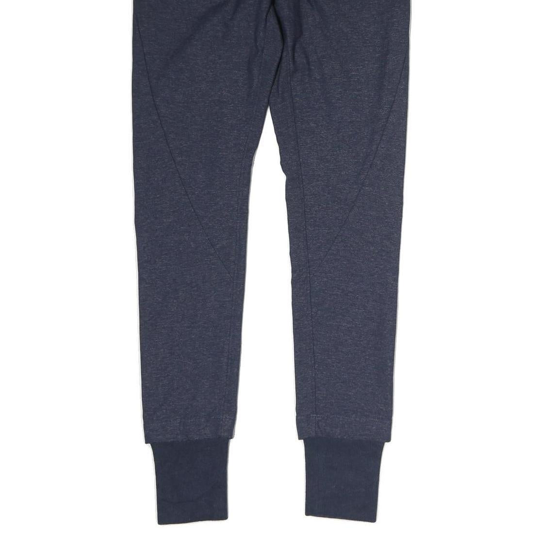 JACK WOLFSKIN Mens Cotton Blend Blue Regular Fit Tapered Trousers W30 L33