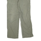 CARHARTT Womens Cotton Blend Green Regular Straight Trousers W34 L29 Workwear