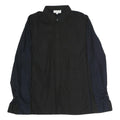 CALVIN KLEIN Mens Black & Navy Shirt M Cotton Long Sleeve Button Closure