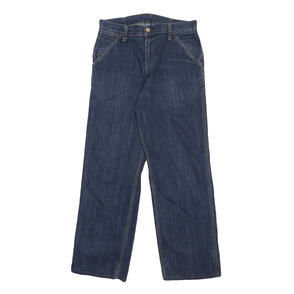 CARHARTT Mens Jeans Blue Loose Straight Denim Medium W28 L28 Workwear Casual