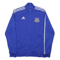 ADIDAS Mens Blue Airdrie FC Track Jacket M Polyester Zip Sports Casual
