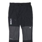 HIGH COLORADO Mens Polyester Blend Black & Grey Regular Fit Straight Trousers