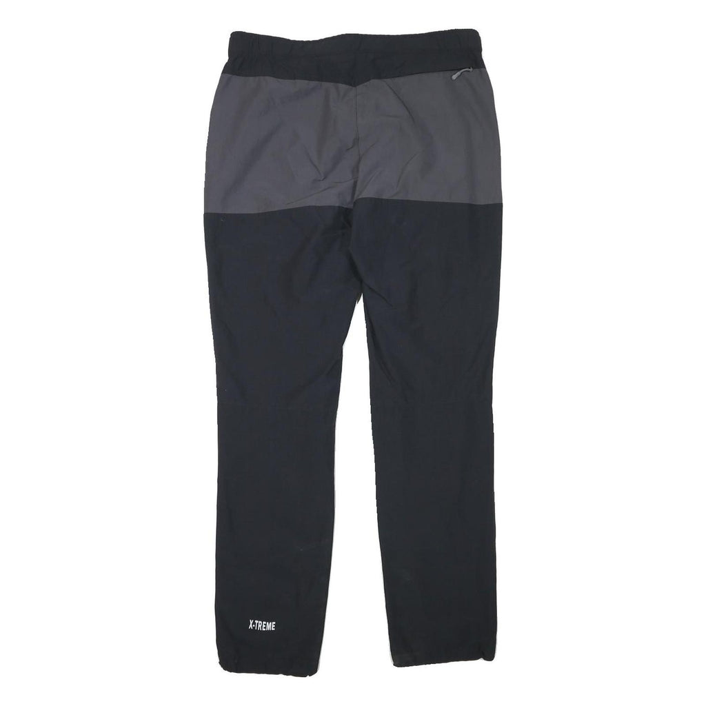 HIGH COLORADO Mens Polyester Blend Black & Grey Regular Fit Straight Trousers