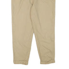 MADELEINE Womens Wool Blend Beige Relaxed Tapered Trousers W30 L25