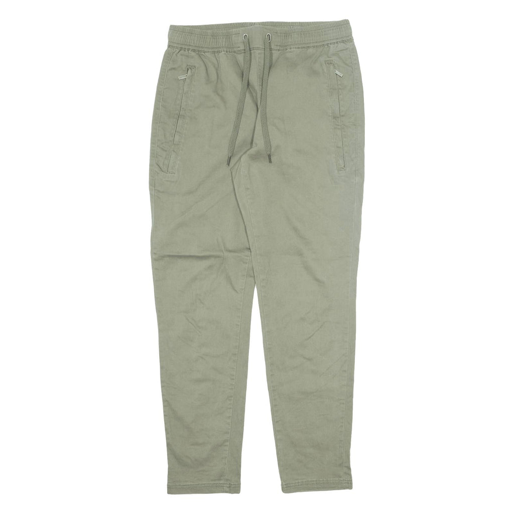 PAGE ONE Mens Trousers Green Slim Tapered W30 L30