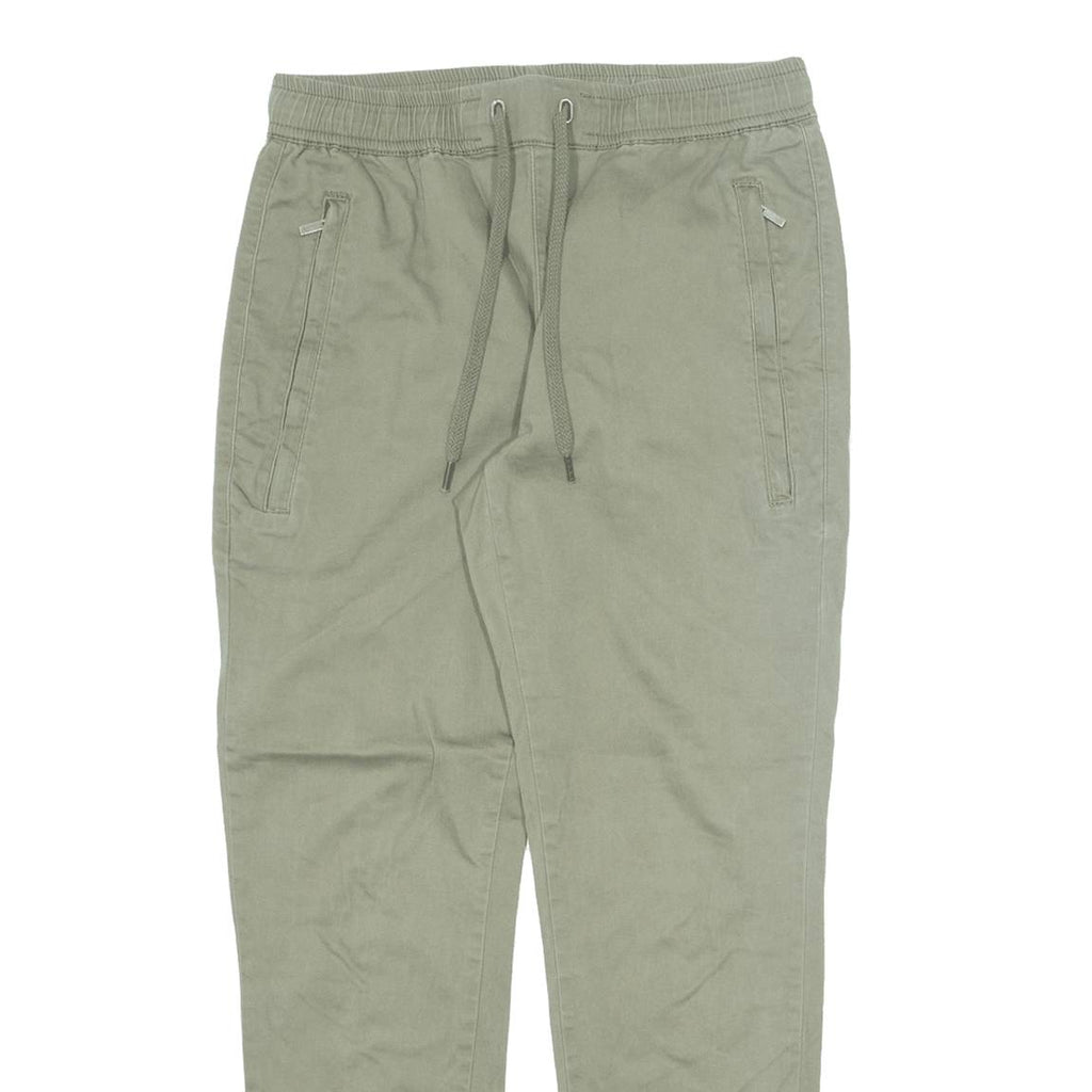 PAGE ONE Mens Trousers Green Slim Tapered W30 L30