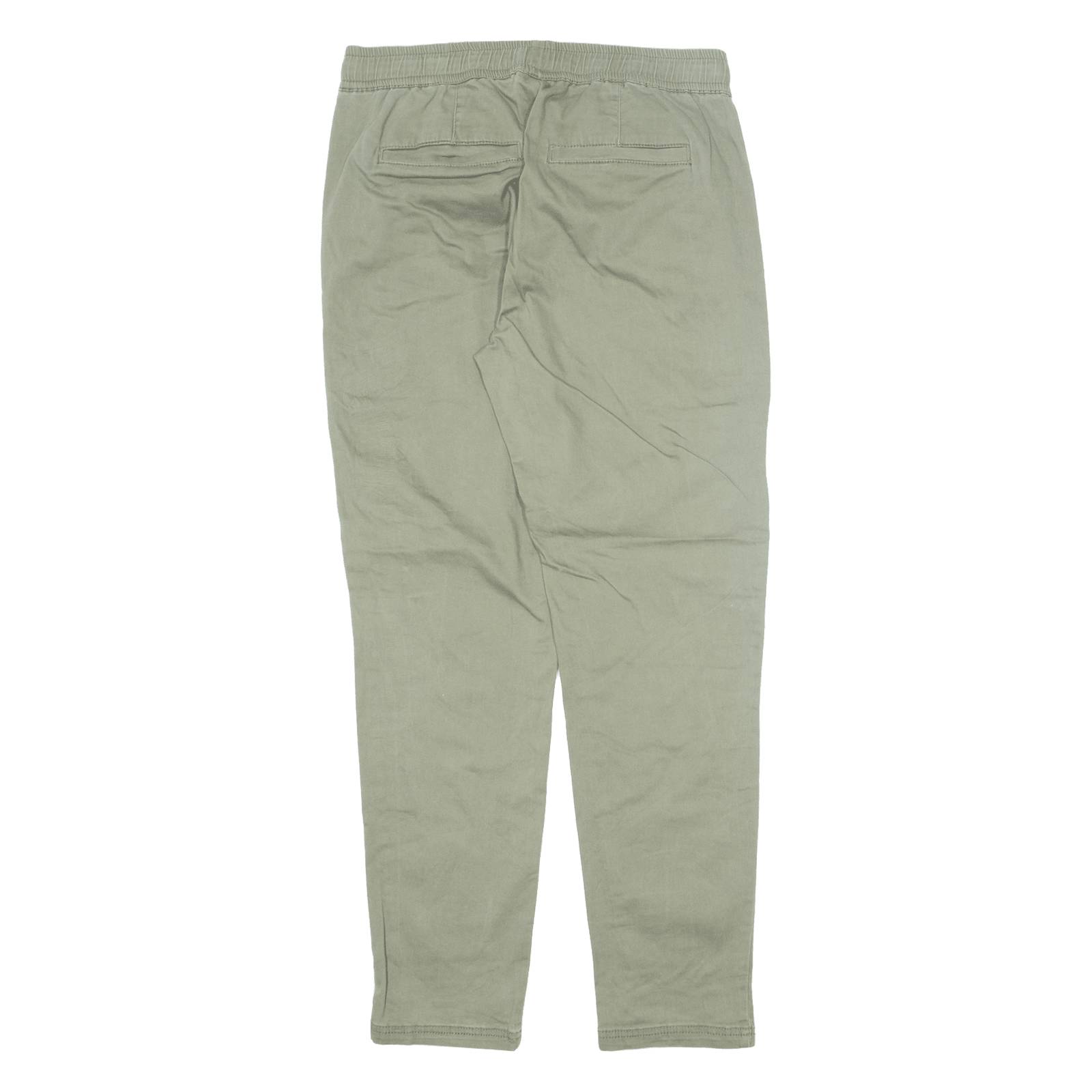 PAGE ONE Mens Trousers Green Slim Tapered W30 L30