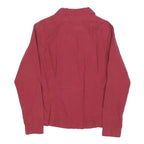 TEDDYS Womens Red Button Jacket M Cotton Blend Classic Casual Outerwear