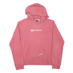 CHAMPION Womens Pink Hoodie XL Cotton Blend Pullover Casual Sweatshirt