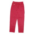 COTTON BLUE Womens Jeans Red Relaxed Straight Denim Medium W28 L30 Classic Fit