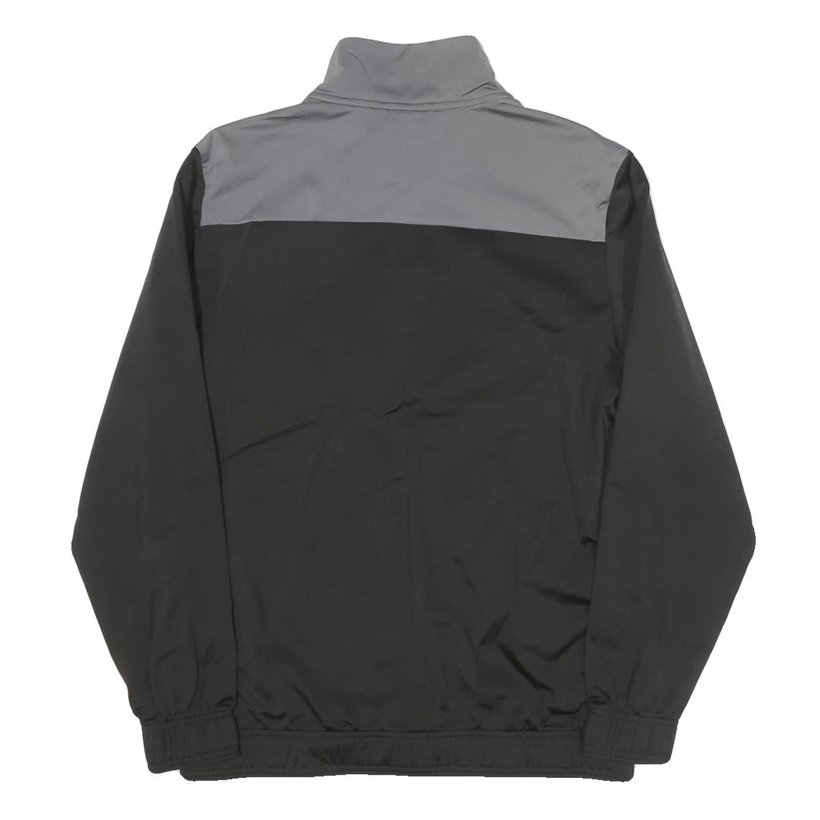 PUMA Mens Black & Grey Track Jacket M Polyester Blend Zip Sportswear