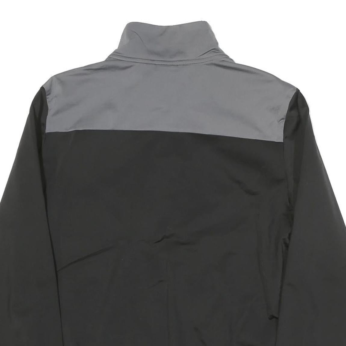 PUMA Mens Black & Grey Track Jacket M Polyester Blend Zip Sportswear