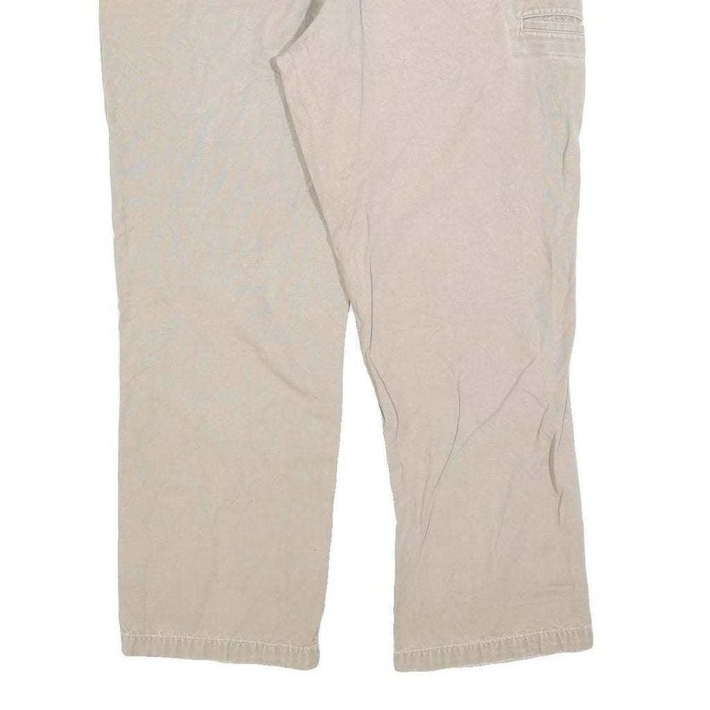 CARHARTT Mens Jeans Beige Relaxed Straight Denim W38 L30 Classic Zip Cotton