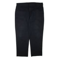 DICKIES Mens Trousers Black Regular Tapered W42 L32