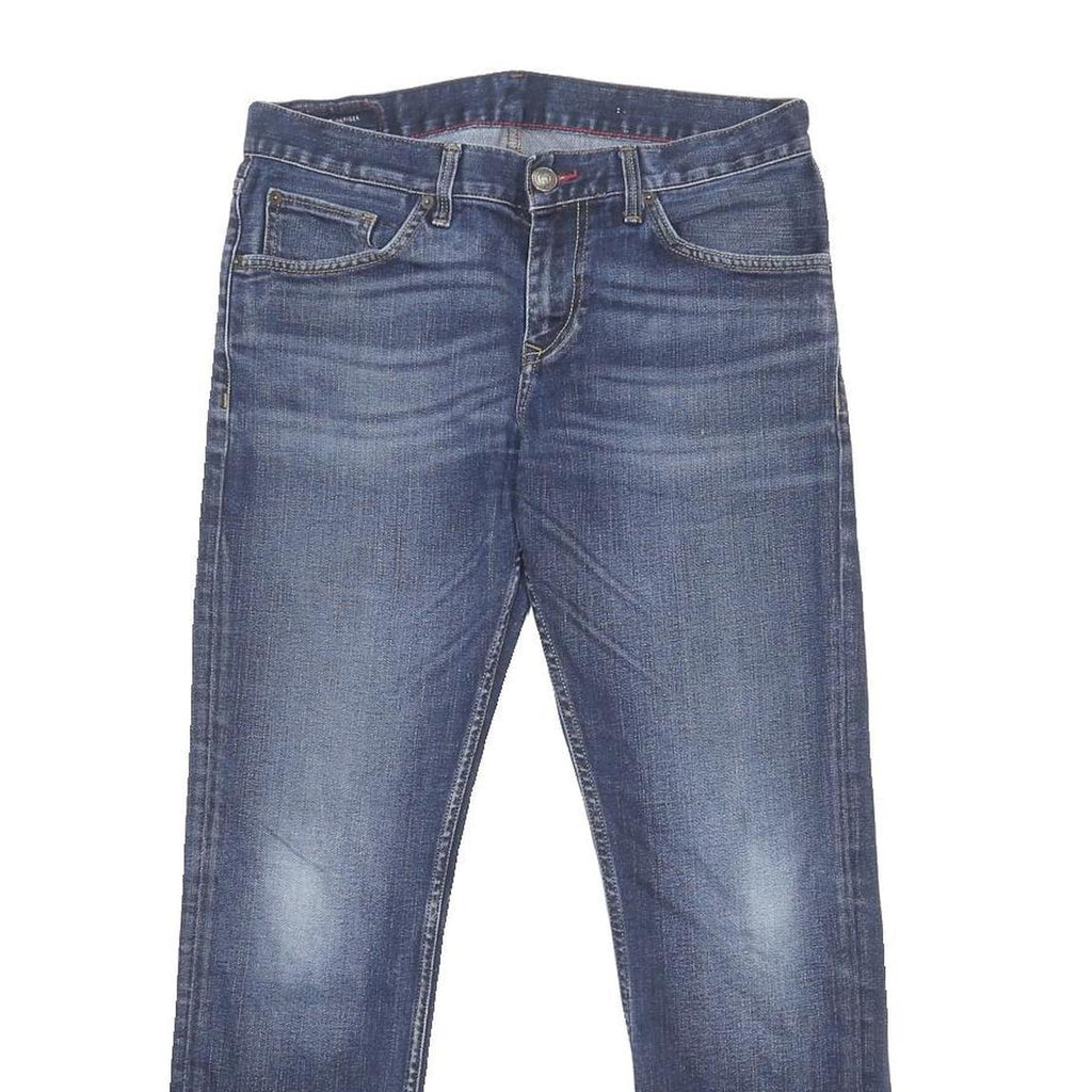 TOMMY HILFIGER Womens Jeans Blue Slim Skinny Denim Medium W32 L28 Zip