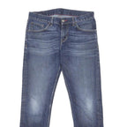 TOMMY HILFIGER Womens Jeans Blue Slim Skinny Denim Medium W32 L28 Zip