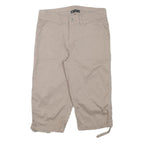 LEE Womens Shorts Beige Casual Relaxed L W30 Cotton Blend Summer Wear