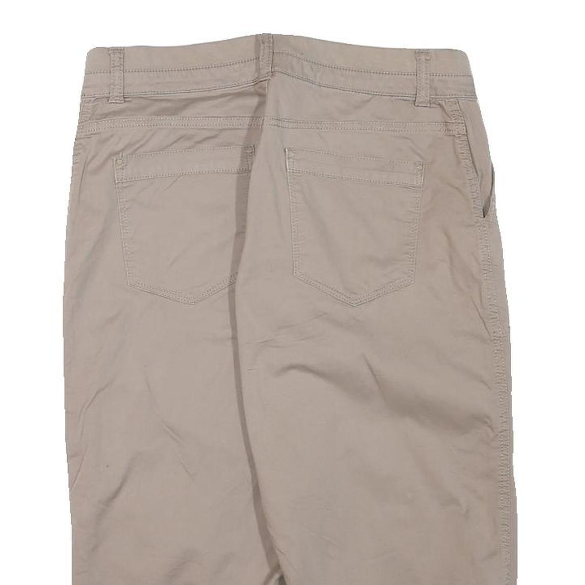 LEE Womens Shorts Beige Casual Relaxed L W30 Cotton Blend Summer Wear