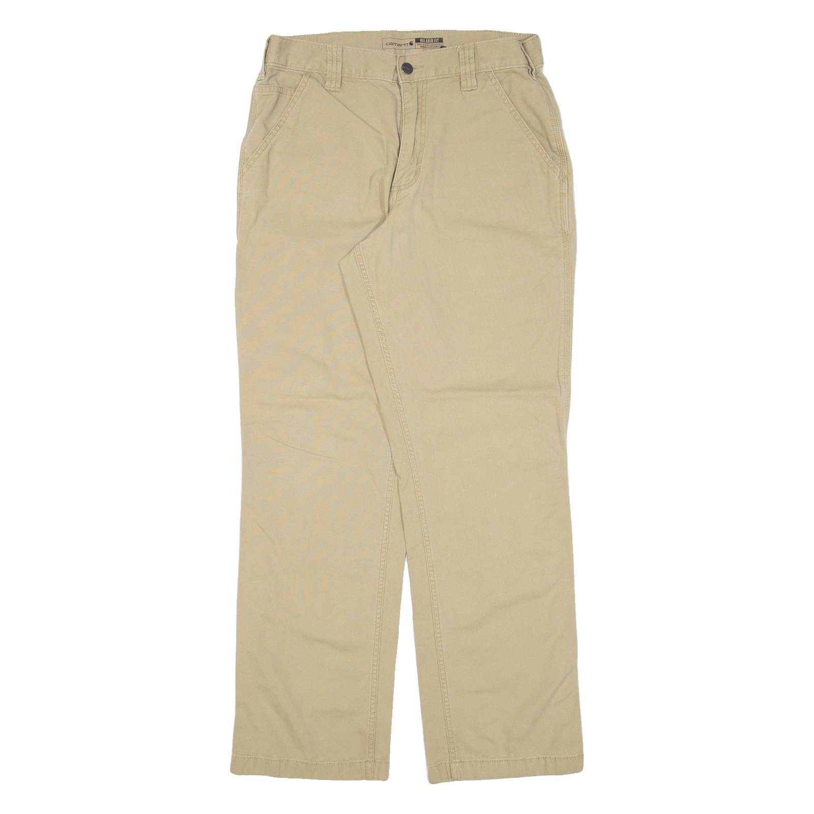 CARHARTT Workwear Mens Trousers Beige Relaxed Straight W29 L29